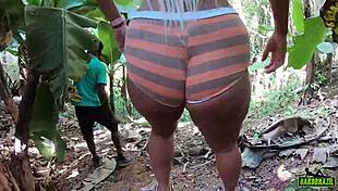 Wanessa Boyer In Lingerie Outdoor Public With Big Tits And Ass