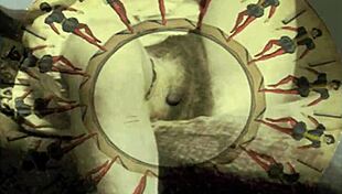 Vintage cartoon illustration details