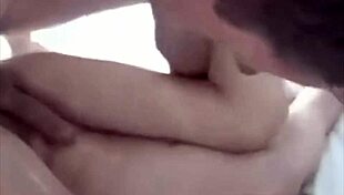 Skinny Asian student takes big American cock