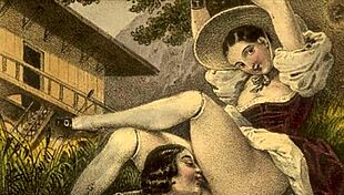 Vintage cartoon illustration details