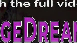 busty european teen masturbates pussy