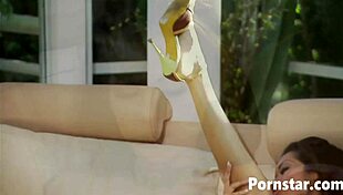 Gorgeous Daisy Marie is sucking and fucking until she gets a huge facial cumshot!