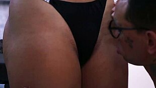 Passionate Couple Lorena Vasconcellos and Johnny Make Love After Work with Big Cock