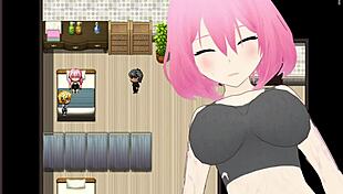 Cuckold watches old man use toys on hentai girl