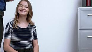 Yo officer, why'd you catch this skinny teen 18+ stealing at the mall?