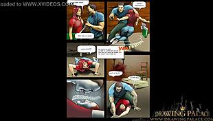 Cartoon Babes Get Rough Anal Doggystyle Pussy Fucking