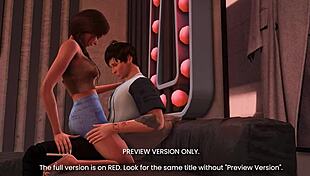 tipsy stars locking lips in this naughty 3d hentai preview clip