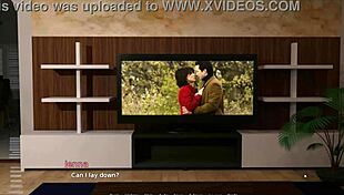 thirsty for my guest hentai game pornplay ep 2 excited on the sofa while having naughty dreams