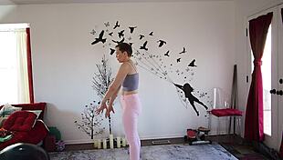 Chilling in yoga lesson 371 with a hot instructor 😏