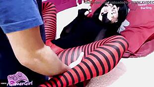 Hot Goth Stepsister Loves Hard Fuck