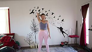 Chilling in yoga lesson 371 with a hot instructor 😏