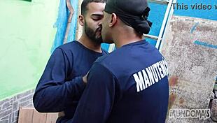 Lunchtime Break For Intense Group Action