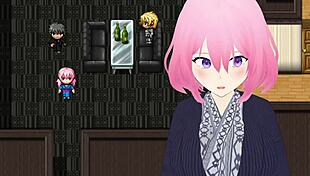 Cuckold watches old man use toys on hentai girl