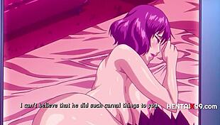 My girlfriend cheats as a cum bucket with friends in hentai