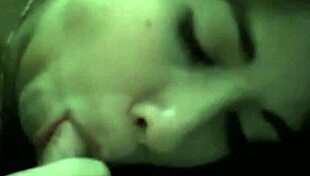 Intense cumshot in deep throat of eager cocksucker during homemade session