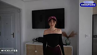 the pizza girl ate my pizza and tried to run, i made her suck my cock