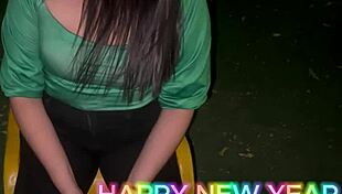 on new years, i met a woman in the park who showed her tits and we fucked doggystyle outdoors