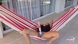 woke up feeling naughty, craving to tease my clit with hitachi until panties are soaked