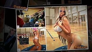 Nicole Heat in the wildest rough double penetration comic ever