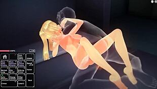 Blonde Girl Enjoys Fun Adventures In Anime World