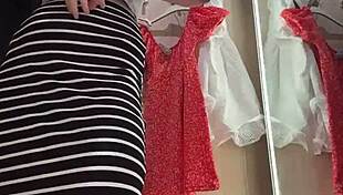 big dick pounds tight ass in public!