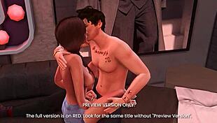 tipsy stars locking lips in this naughty 3d hentai preview clip