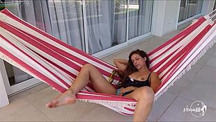 woke up feeling naughty, craving to tease my clit with hitachi until panties are soaked