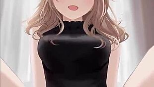 Dívám se na tu anime holku, jak jezdí na tom velkém ptáku a dostává všechno naspermované, je to tak horký