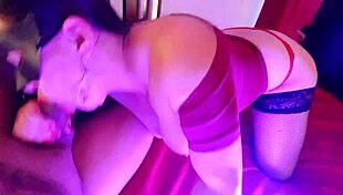 madrastra lets hijastro fuck her without condom, she's so nympho