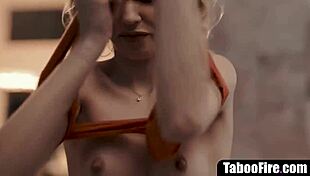 Young Cheerleader in Uniform Pressured into Group Sex with Mature MILF Coach and Her Husband