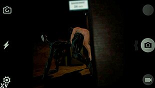 Night With A Nightmare Monster In 3D Cartoon Sex