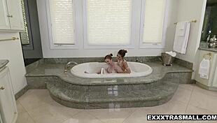 Petite Gracie Green and Tara Ashley Fuck Intensely