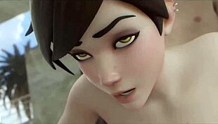 Tracer Feels Intense Pleasure Fucking Guy Hard