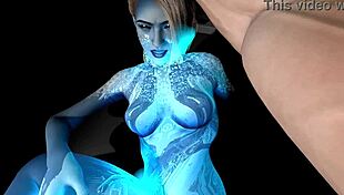 Cortana, do you really love my dick in this 3D hentai scene?