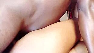 Does this young african girl crave big cock house boy rubbing?