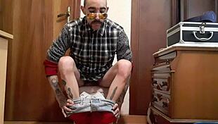 Gay melvincoficial fucks with monster cock and fake vagina!