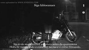 Married Woman Exposes Skirt To Cuckold Outdoors