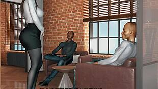 Horny Asian Slut Cheats With Monster Cock, Squirts Hard In 3D!