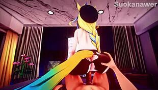 Uma Musume In Hentai Cowgirl Riding With Creampie And Squirting