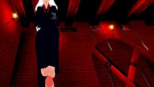 I-I saw Lucifer and Modeus doin' intense sex in helltaker POV