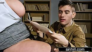 filthy uk teacher seduces young 18+ immigrant with big tits