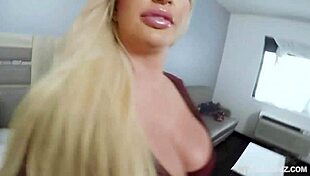 busty blonde with bubble butt pounded after bowling. curvy action awaits.