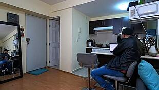 my friend's girlfriend fucks me in cowgirl position