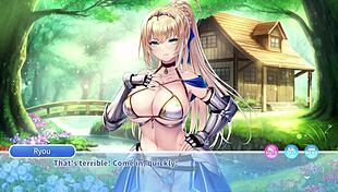 Masseur And Knight Engage In Oiled Tit Massage Gameplay