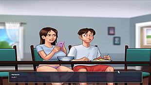 What happens in summer time saga unc part 12 fix? Anime dating and more!