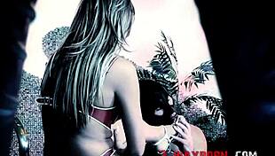 Latex Sluts Dominate Guys In Intense Bondage Threesome