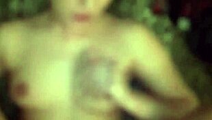 Hot redhead enjoys her creamy facial