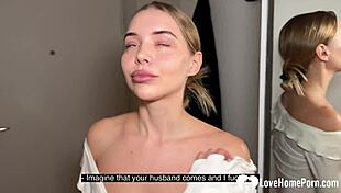 Angry Neighbor Knocks Over Noise Gets Her Cunt Fucked Raw with Babe Deepthroat Doggystyle Bent Over Homemade Mirror Blowjob 😡