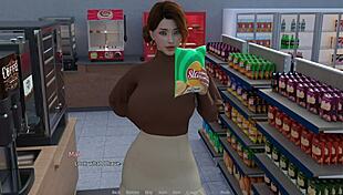 nice bath after getting a cum on the tit