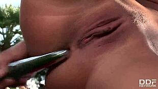 Horny Babe Suzie Carina Toys Her Asshole to Orgasm!